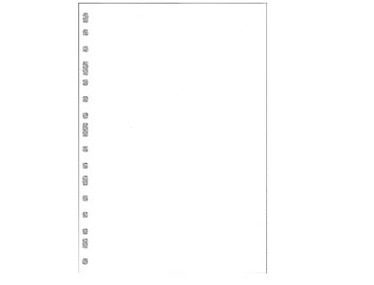 RECAMBIO MULTIFIN 3005 FOLIO NATURAL LISO BLANCO 50 HOJAS 215X310 MM