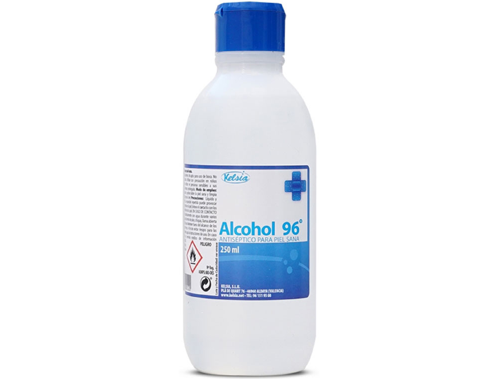 ALCOHOL KELSIA VAZA DE 96 BOTE DE 250 ML