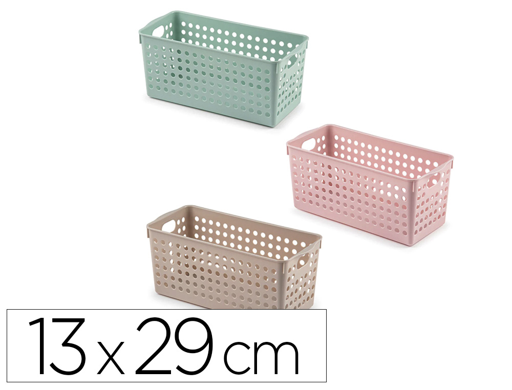 CESTA ORDENACION PLASTIFORTE ATLAS N 1 130X290 MM COLORES SURTIDOS