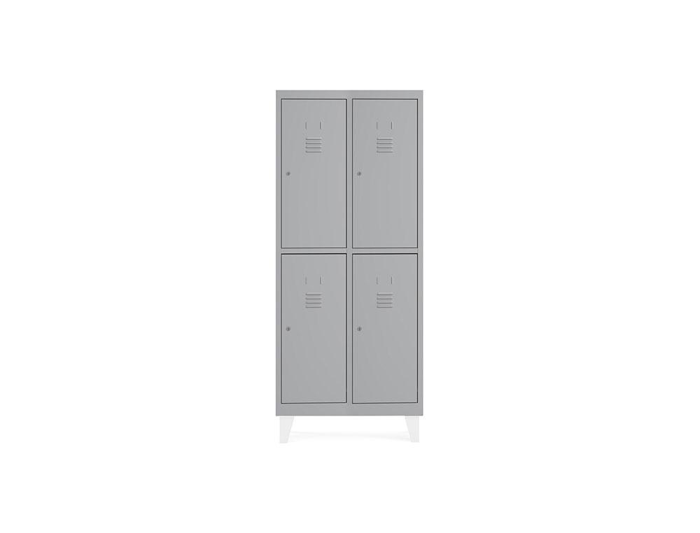 TAQUILLA METALICA ROCADA 300 2 MODULOS X 2 PUERTAS GRIS 620X500X1800 MM
