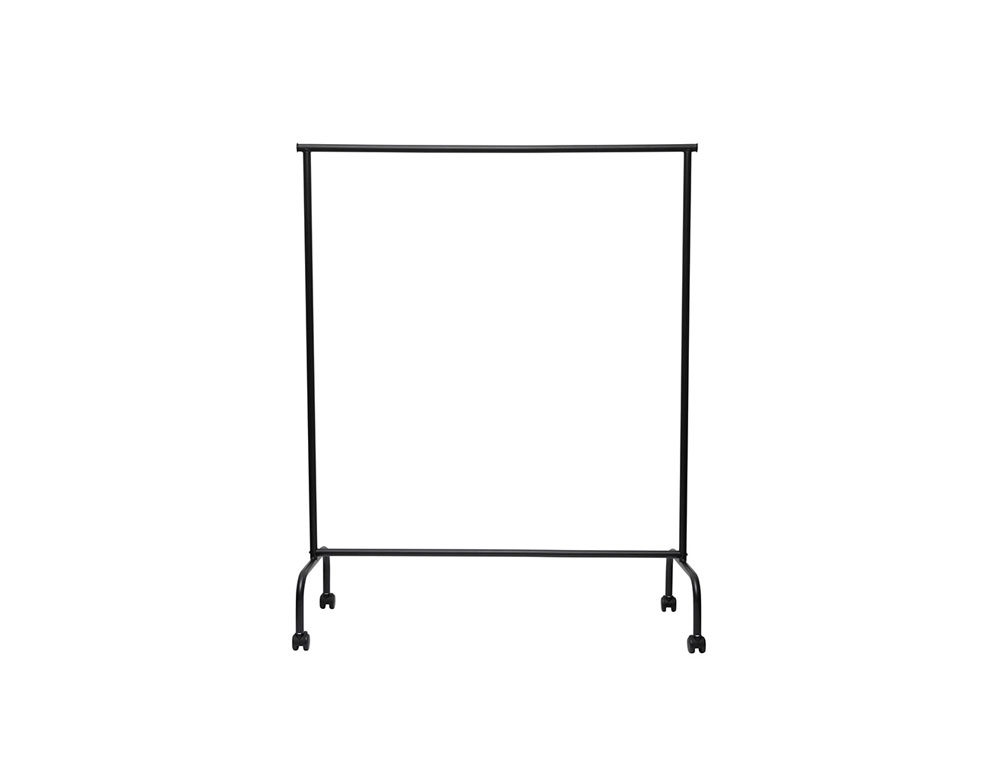 PERCHERO ROCADA MAULLIMBO CABALLETE EXTENSIBLE CON RUEDAS COLOR NEGRO 1270X505X1570 MM