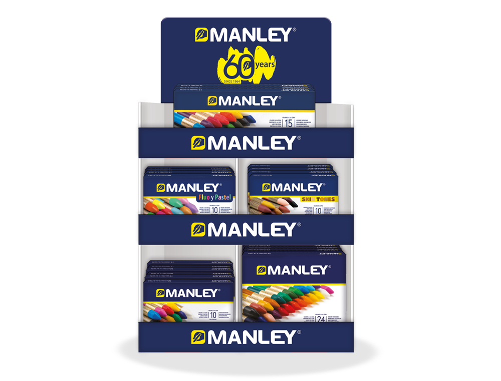 LOTE WELCOME PACK MANLEY 13 UNIDADES CONTIENE LAPICES DE COLORES CERAS PINTURA GOUAC HE Y PINTURA ACRILICA