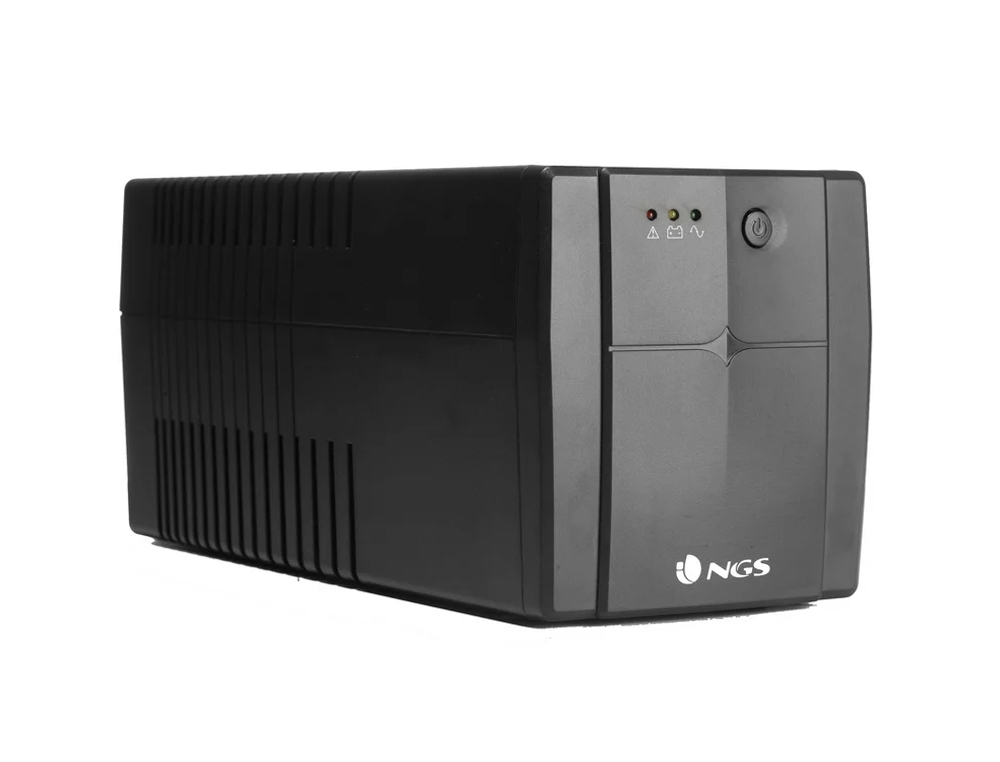 SAI NGS FORTRESS 1500 V2 BATERIA 1200 VA CON 4 TOMAS CORRIENTE SCHUKO PLUG OFF LINE UPS 720W FUNCION AVR