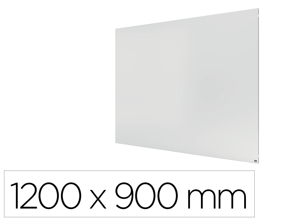 PIZARRA BLANCA NOBO INFINITY SIN MARCO ACERO LACADO MAGNETICO 1200X900 MM