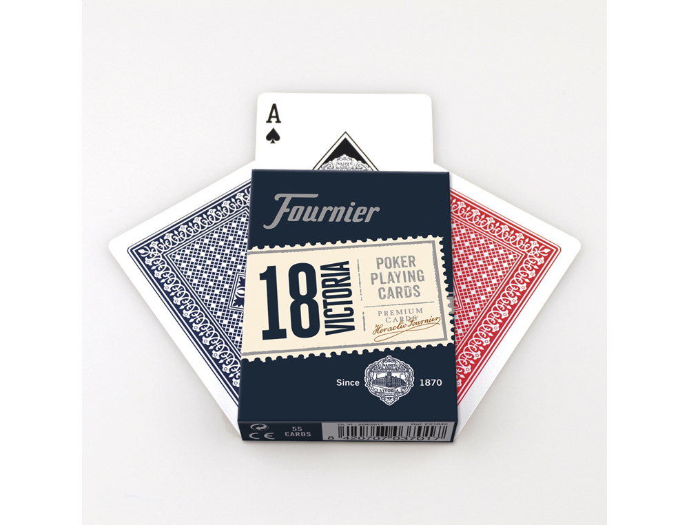 BARAJA FOURNIER POKER INGLES Y BRIDGE Nº18 55 CARTAS