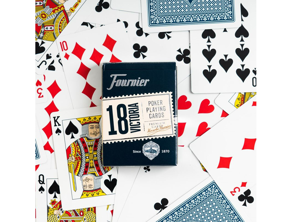 BARAJA FOURNIER POKER INGLES Y BRIDGE Nº18 55 CARTAS