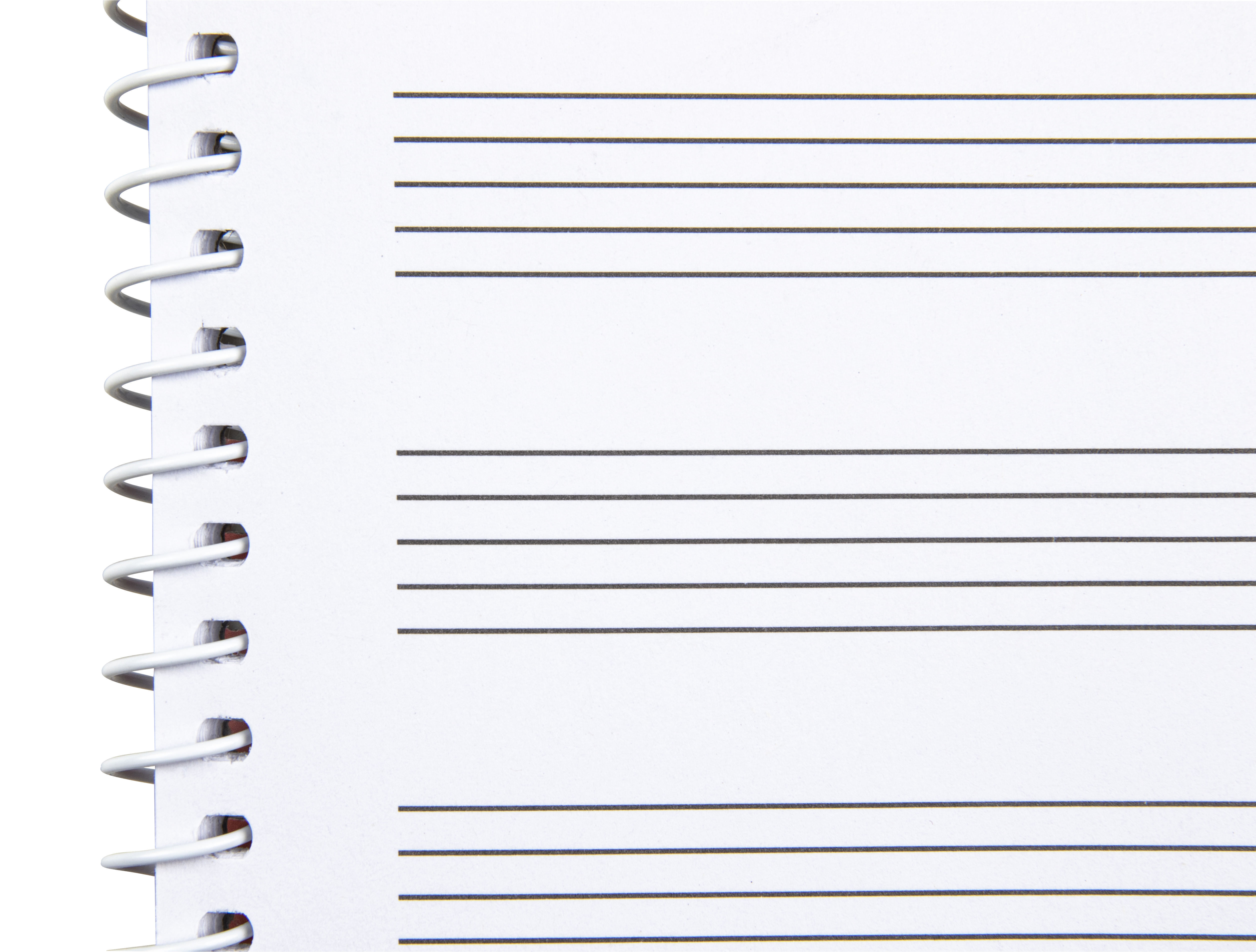 BLOC MUSICA LIDERPAPEL PENTAGRAMA 3MM CUARTO 20 HOJAS 100G/M2