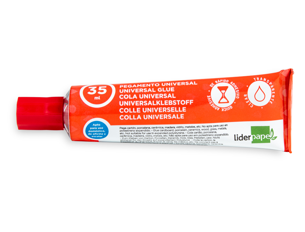 PEGAMENTO LIDERPAPEL UNIVERSAL TRANSPARENTE 35 ML