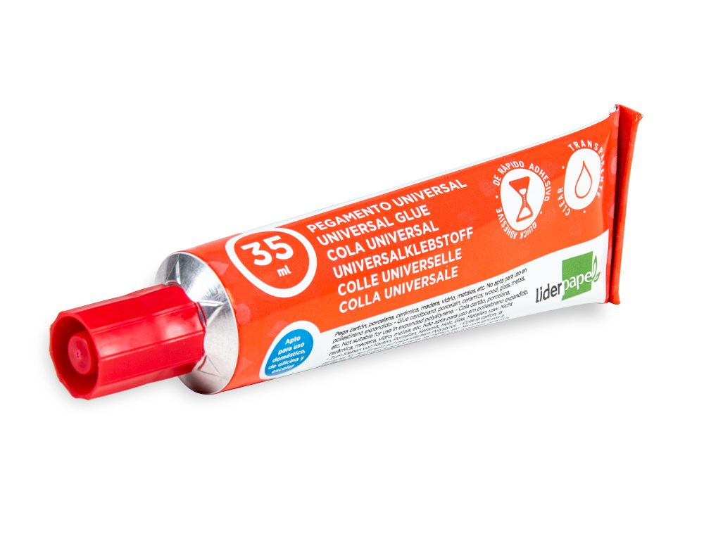 PEGAMENTO LIDERPAPEL UNIVERSAL TRANSPARENTE 35 ML