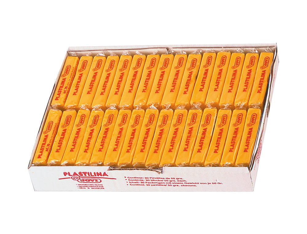PLASTILINA JOVI 70 TAMAÑO PEQUEÑO CAJA DE 30 UNIDADES COLORES SURTIDOS