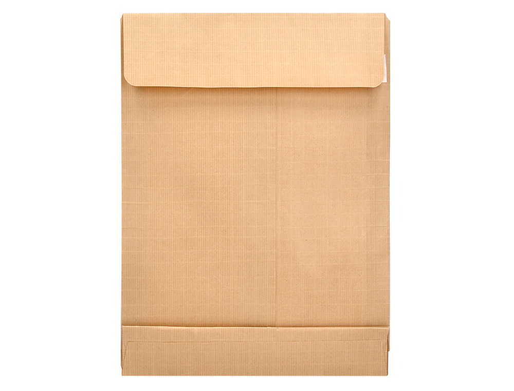 SOBRE LIDERPAPEL BOLSA FUELLE KRAFT 229X324X30 MM SOLAPA TIRA DE SILICONA PAPEL 120 GR CAJA DE 50 UNIDADES