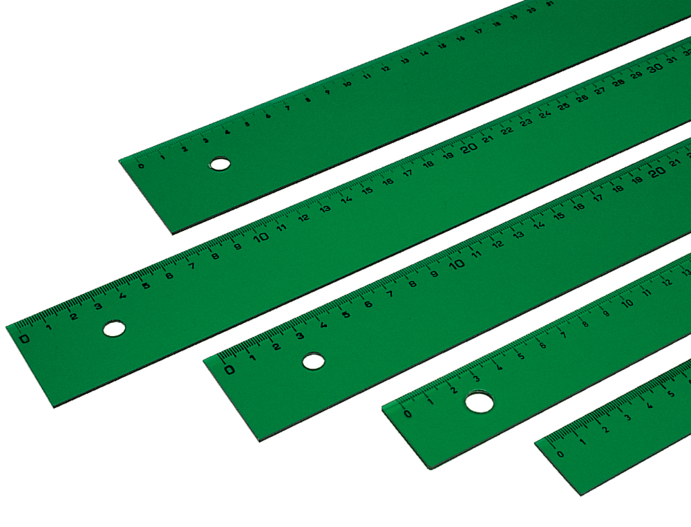 REGLA FABER CASTELL 100 CM PLASTICO VERDE
