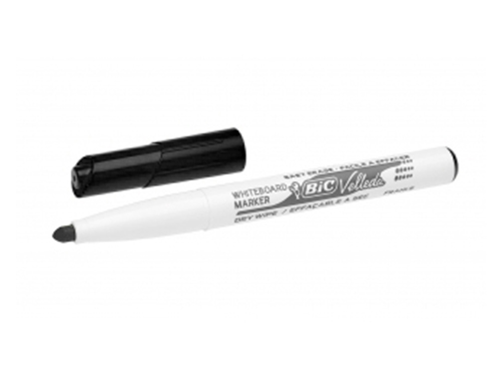 ROTULADOR BIC VELLEDA PARA PIZARRA NEGRO PUNTA REDONDA 1,4 MM