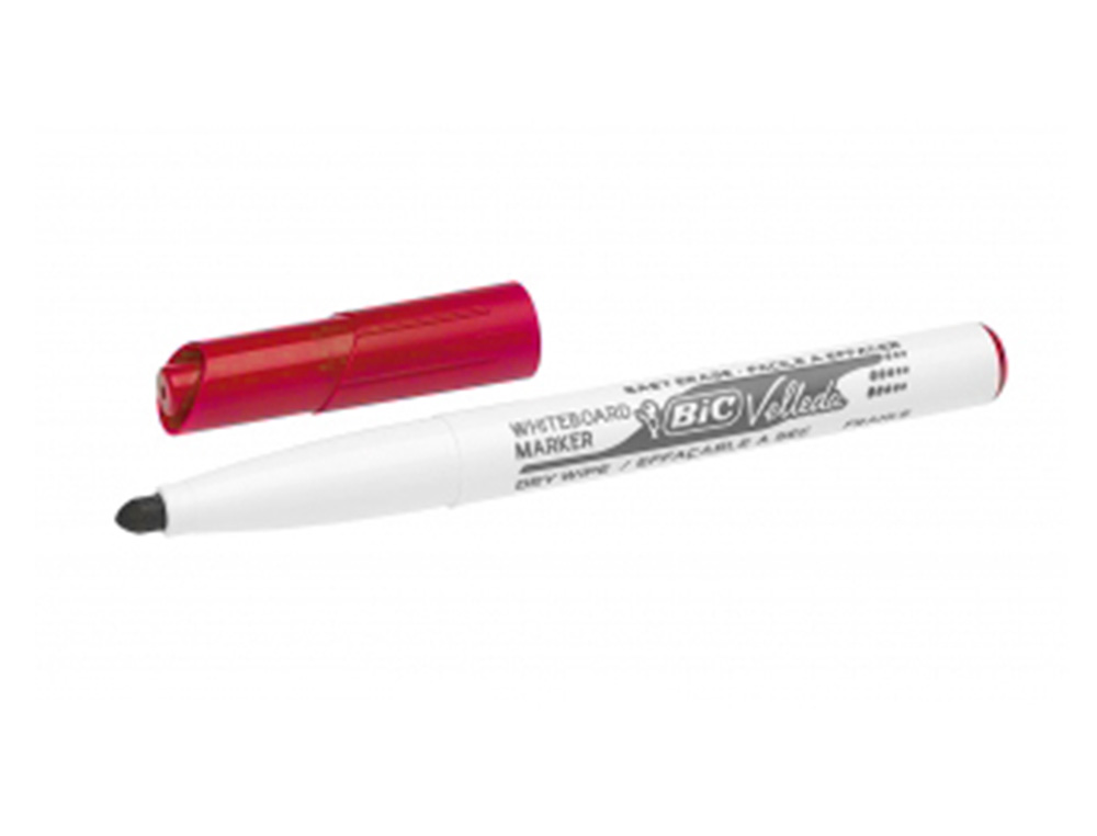 ROTULADOR BIC VELLEDA PARA PIZARRA ROJO PUNTA REDONDA 1,4 MM