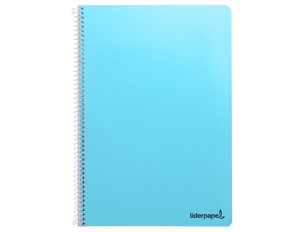 CUADERNO ESPIRAL LIDERPAPEL FOLIO SMART TAPA BLANDA 80H 60GR RAYADO MONTESSORI 3,5MM CON MARGEN COLORES SURTIDOS