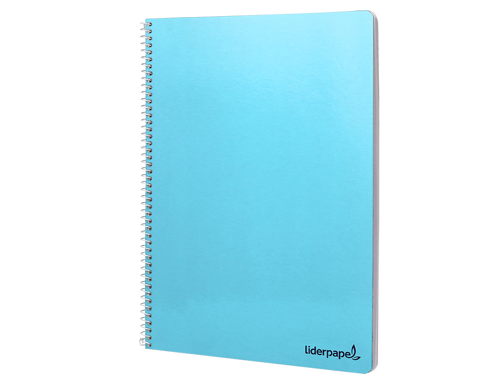 CUADERNO ESPIRAL LIDERPAPEL FOLIO SMART TAPA BLANDA 80H 60GR RAYADO MONTESSORI 3,5MM CON MARGEN COLORES SURTIDOS