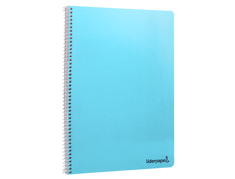 CUADERNO ESPIRAL LIDERPAPEL FOLIO SMART TAPA BLANDA 80H 60GR RAYADO MONTESSORI 3,5MM CON MARGEN COLORES SURTIDOS