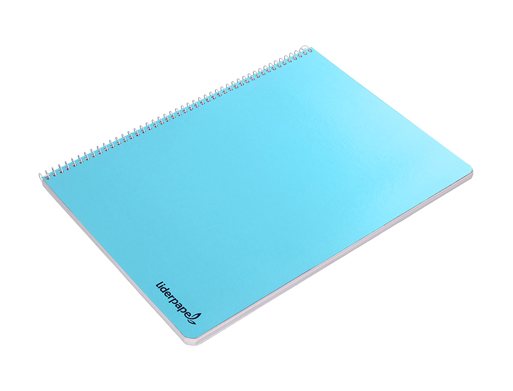 CUADERNO ESPIRAL LIDERPAPEL FOLIO SMART TAPA BLANDA 80H 60GR RAYADO MONTESSORI 3,5MM CON MARGEN COLORES SURTIDOS