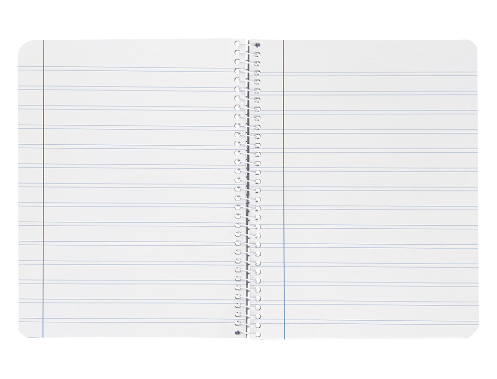 CUADERNO ESPIRAL LIDERPAPEL CUARTO SMART TAPA BLANDA 80H 60GR PAUTA 2,5MM CON MARGEN COLORES SURTIDOS