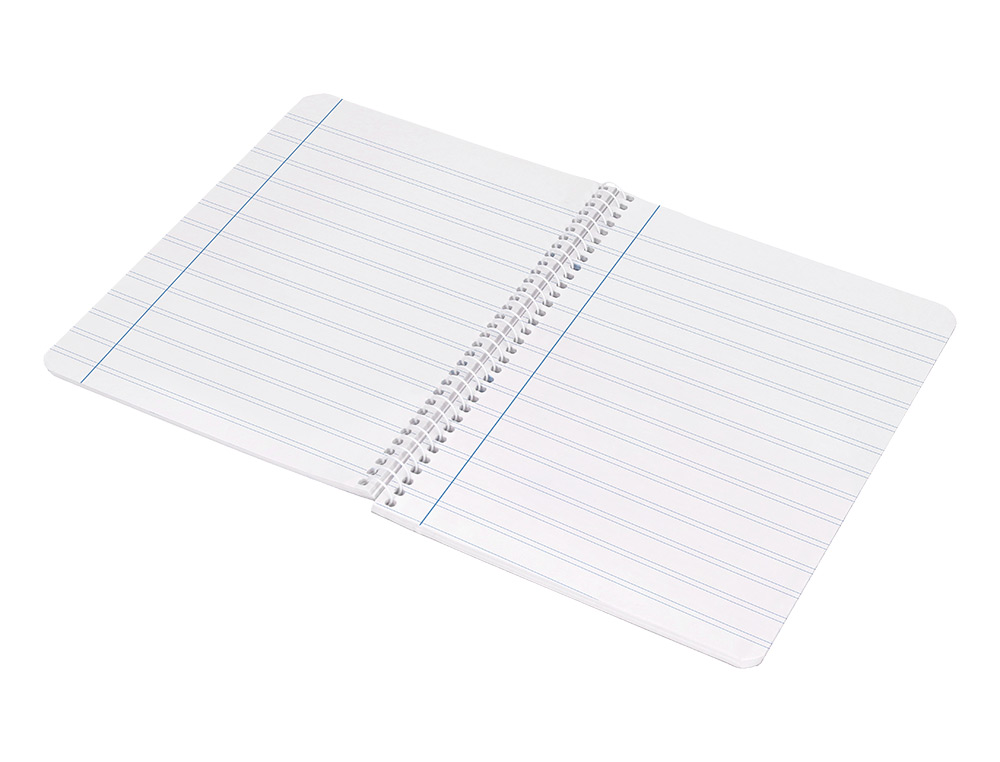 CUADERNO ESPIRAL LIDERPAPEL CUARTO SMART TAPA BLANDA 80H 60GR PAUTA 2,5MM CON MARGEN COLORES SURTIDOS