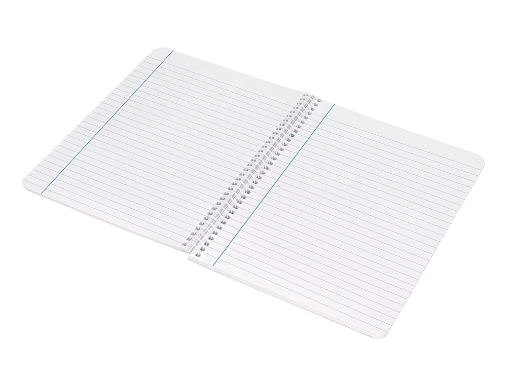 CUADERNO ESPIRAL LIDERPAPEL CUARTO WITTY TAPA DURA 80H 75GR RAYADO HORIZONTAL 8MM CON MARGEN COLORES SURTIDOS