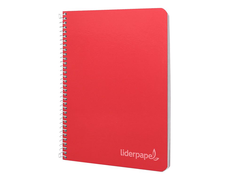 CUADERNO ESPIRAL LIDERPAPEL CUARTO WITTY TAPA DURA 80H 75GR RAYADO HORIZONTAL 8MM CON MARGEN COLORES SURTIDOS