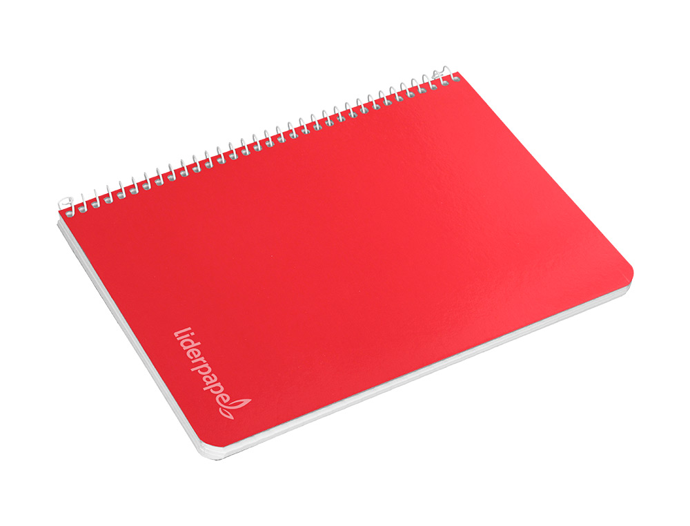 CUADERNO ESPIRAL LIDERPAPEL CUARTO WITTY TAPA DURA 80H 75GR RAYADO HORIZONTAL 8MM CON MARGEN COLORES SURTIDOS