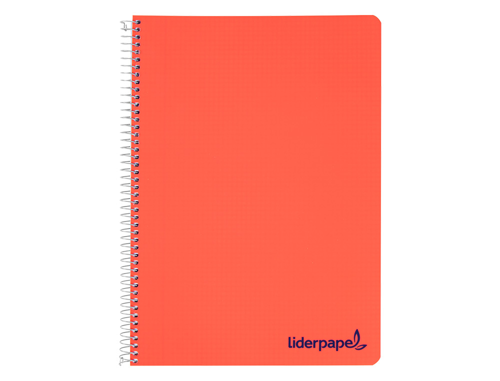 CUADERNO ESPIRAL LIDERPAPEL A4 WONDER TAPA PLASTICO 80H 90GR PAUTA ESTRECHA 2,5MM CON MARGEN COLORES SURTIDOS