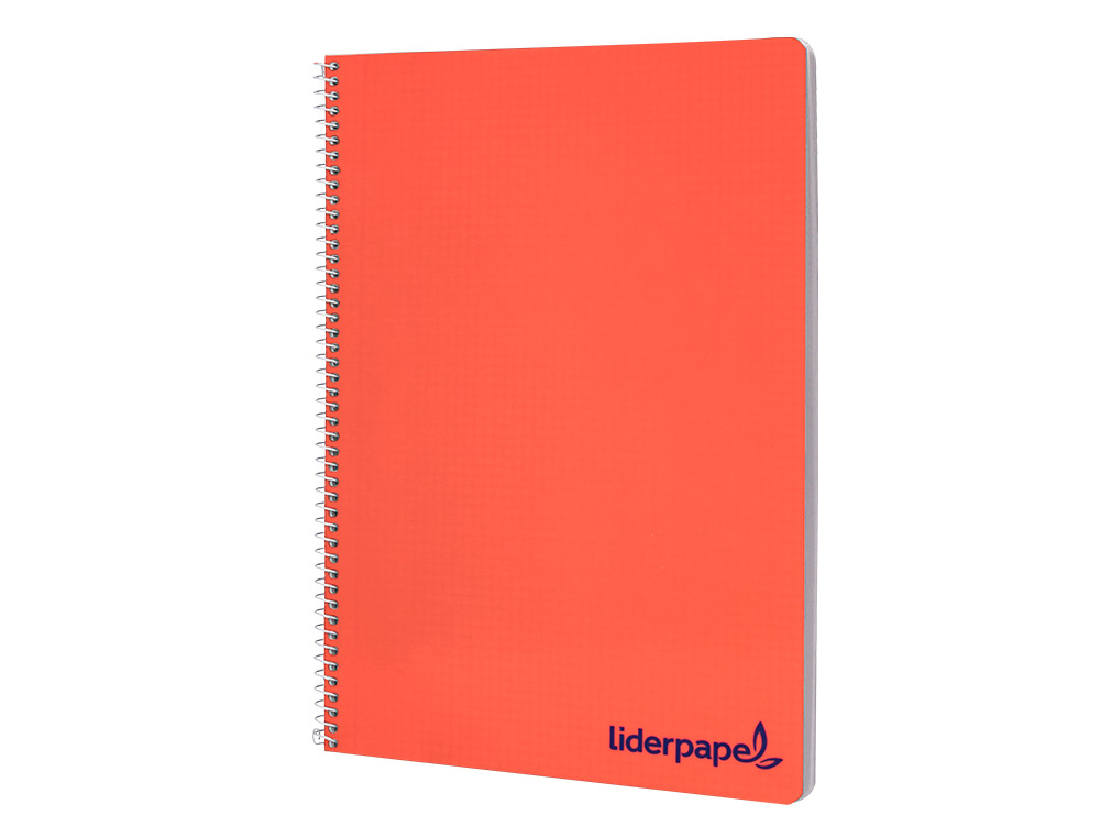 CUADERNO ESPIRAL LIDERPAPEL A4 WONDER TAPA PLASTICO 80H 90GR PAUTA ESTRECHA 2,5MM CON MARGEN COLORES SURTIDOS