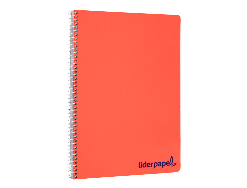 CUADERNO ESPIRAL LIDERPAPEL A4 WONDER TAPA PLASTICO 80H 90GR PAUTA ESTRECHA 2,5MM CON MARGEN COLORES SURTIDOS