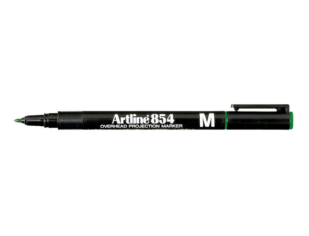 ROTULADOR ARTLINE RETROPROYECCION PUNTA FIBRA PERMANENTE EK-853 VERDE -PUNTA REDONDA 0.5 MM