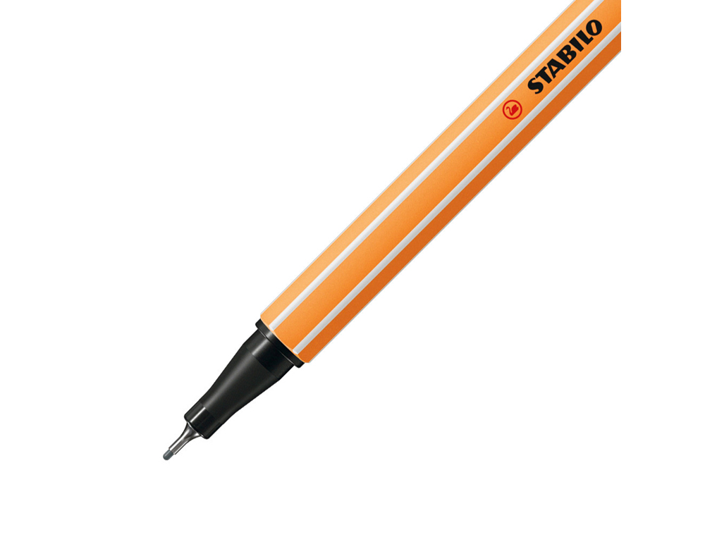 ROTULADOR STABILO PUNTA DE FIB RA POINT 88 GRIS AZULADO CLARO PUNTA FINA 0,4MM