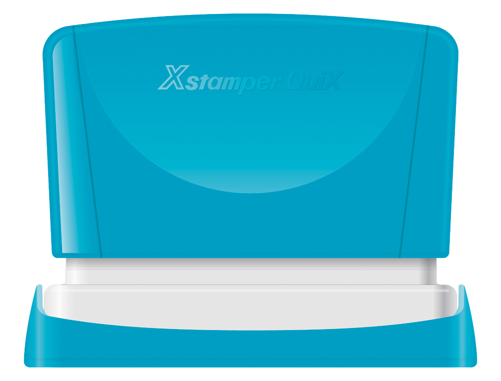 SELLO X'STAMPER QUIX PERSONALIZABLE COLOR ROJO MEDIDAS 4X60 MM Q-05