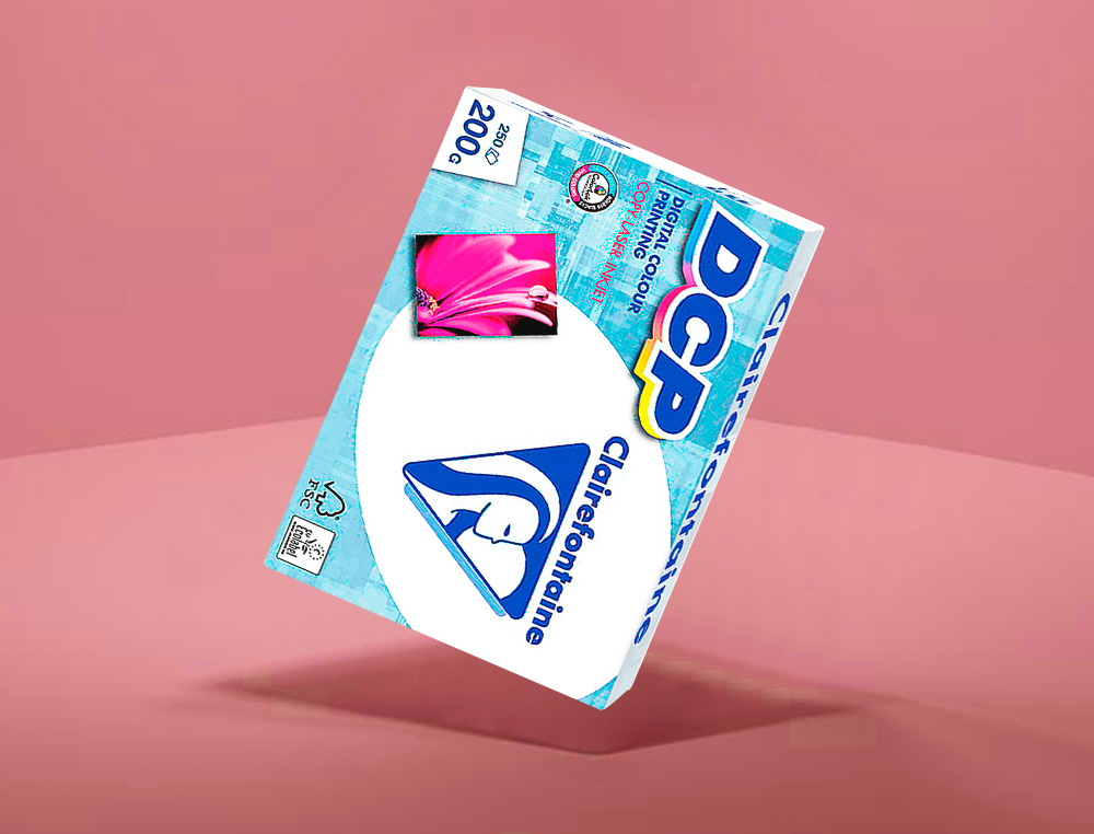 PAPEL FOTOCOPIADORA CLAIREFONTAINE DIN A4 200 GR PAQUETE DE 250 HOJAS