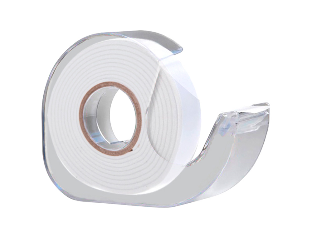 CINTA ADHESIVA Q-CONNECT DOBLE CARA 10 MT X 12 MM EN PORTARROLLOS