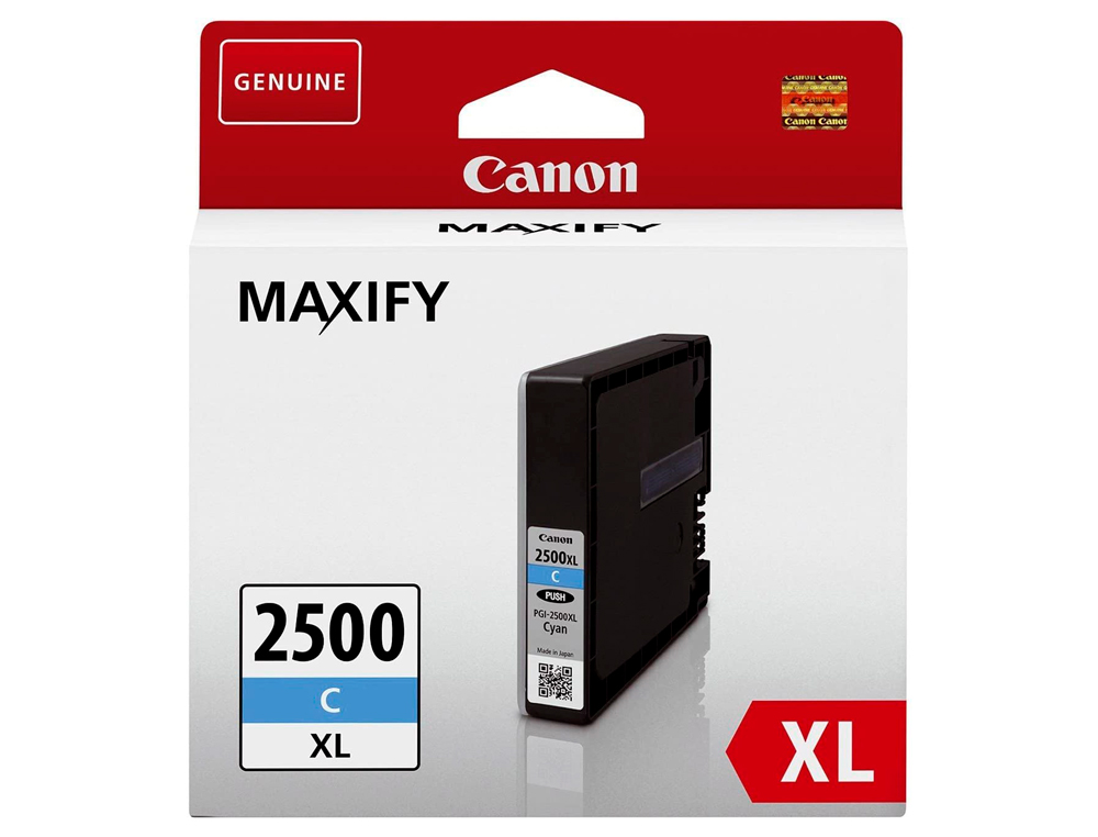 INK-JET CANON PGI 2500 XL MAXIFY IB4050 / MB5050 / MB5150 / MB5155 / MB5350 / MB5450 CIAN 1755 PAGINAS