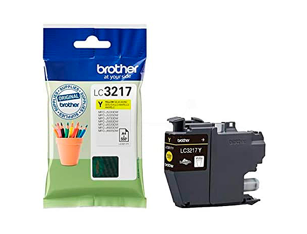 INK-JET BROTHER LC3217Y MFCJ6530 / MFC-J6935 AMARILLO 550 PAGINAS