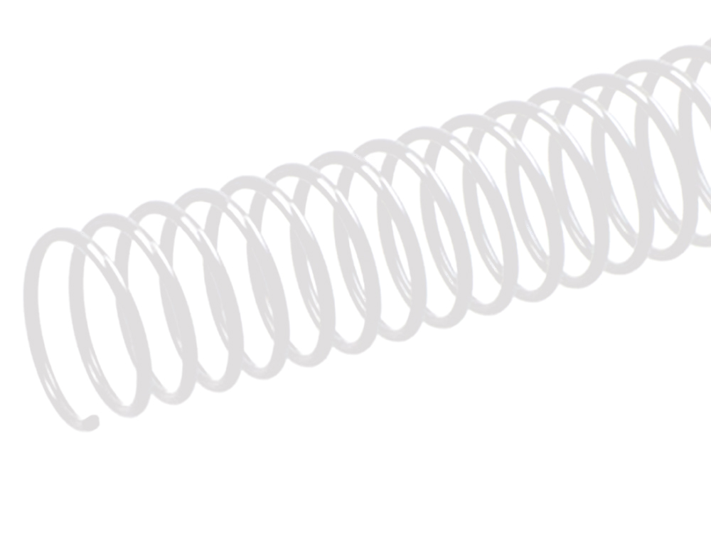 ESPIRAL METALICO Q-CONNECT BLANCO 64 5:1 6 MM 1MM CAJA DE 200 UNIDADES