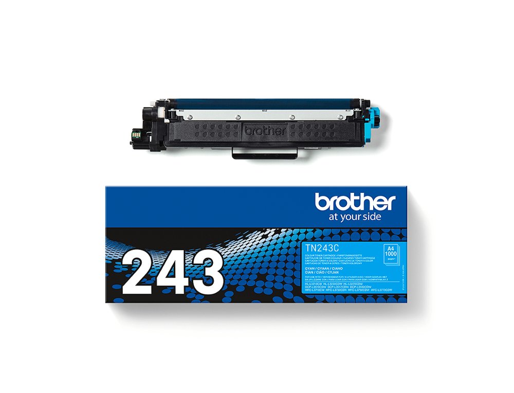 TONER BROTHER TN243C DCP-L3510CDW / HL- L3270CDW / MFC-L3710CW CIAN 1000 PAGINAS