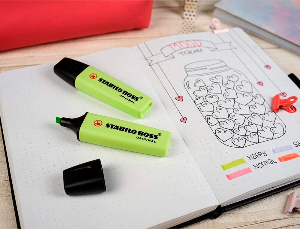 ROTULADOR STABILO BOSS FLUORESCENTE 70 PASTEL CHISPA DE LIMA