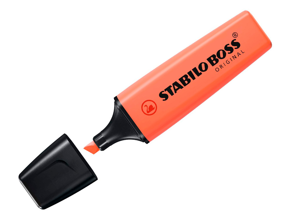 ROTULADOR STABILO BOSS FLUORESCENTE 70 PASTEL CORAL MELOSO
