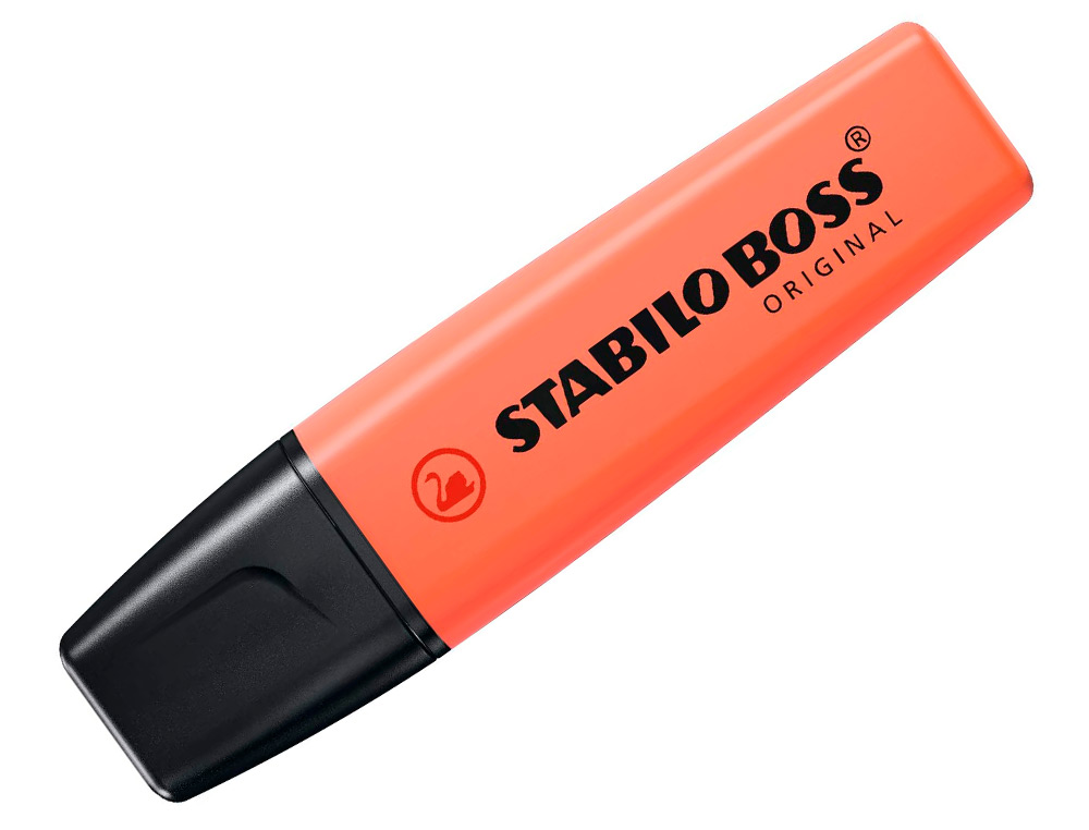 ROTULADOR STABILO BOSS FLUORESCENTE 70 PASTEL CORAL MELOSO