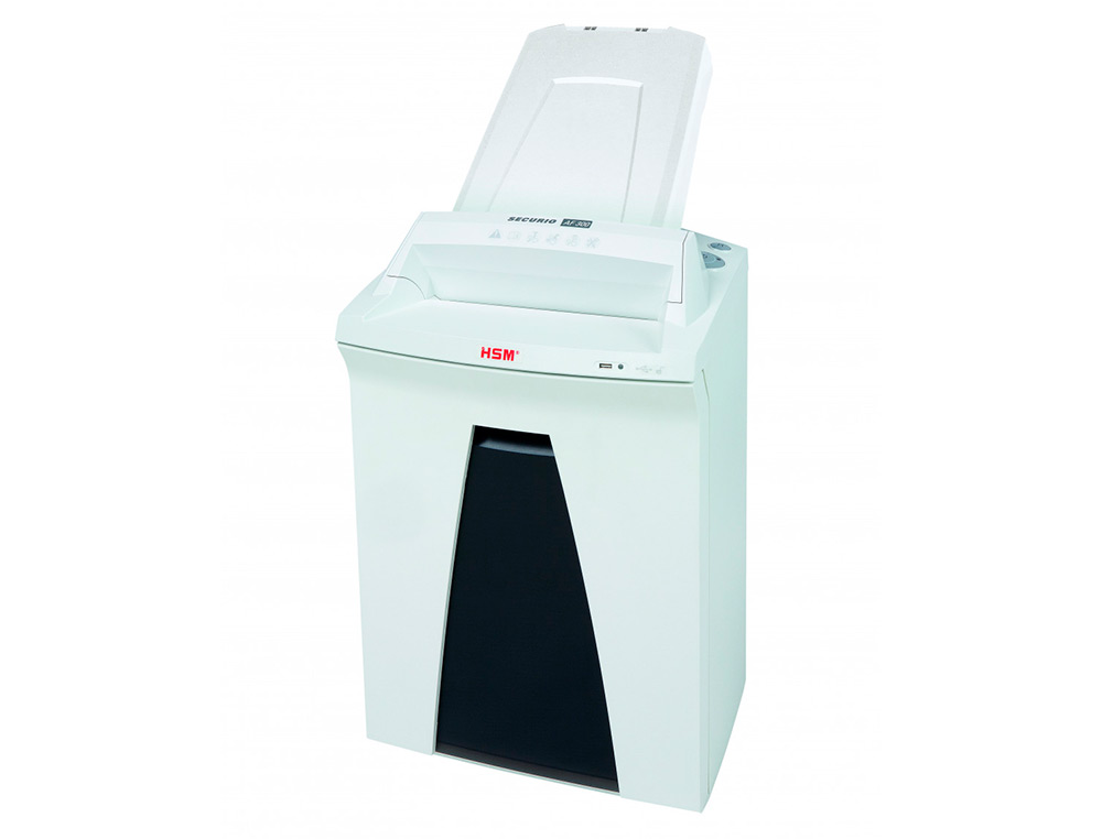 DESTRUCTORA DE DOCUMENTOS HSM SECURIO AF300 CON SISTEMA AUTOFEED NIVEL DE SEGURIDAD 4 CAPACIDAD DE CORTE 14 HOJAS