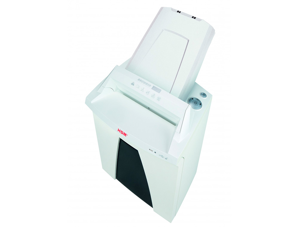 DESTRUCTORA DE DOCUMENTOS HSM SECURIO AF300 CON SISTEMA AUTOFEED NIVEL DE SEGURIDAD 4 CAPACIDAD DE CORTE 14 HOJAS