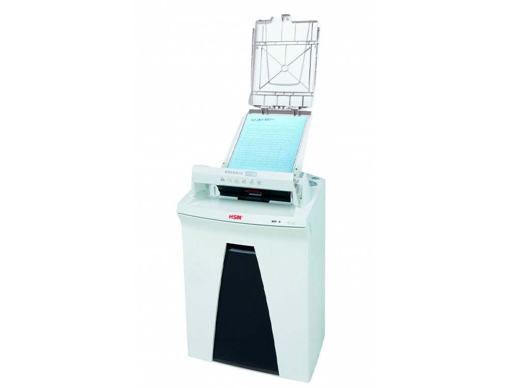DESTRUCTORA DE DOCUMENTOS HSM SECURIO AF300 CON SISTEMA AUTOFEED NIVEL DE SEGURIDAD 4 CAPACIDAD DE CORTE 14 HOJAS