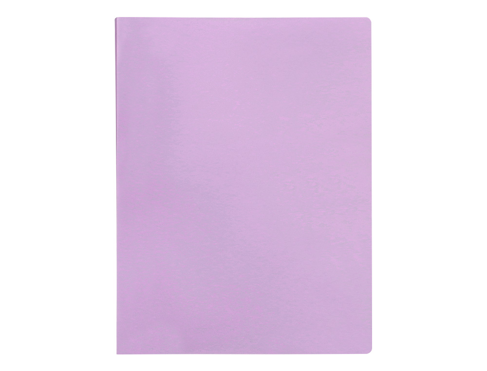 CARPETA LIDERPAPEL ESCAPARATE 60 FUNDAS POLIPROPILENO DIN A4 LAVANDA OPACO