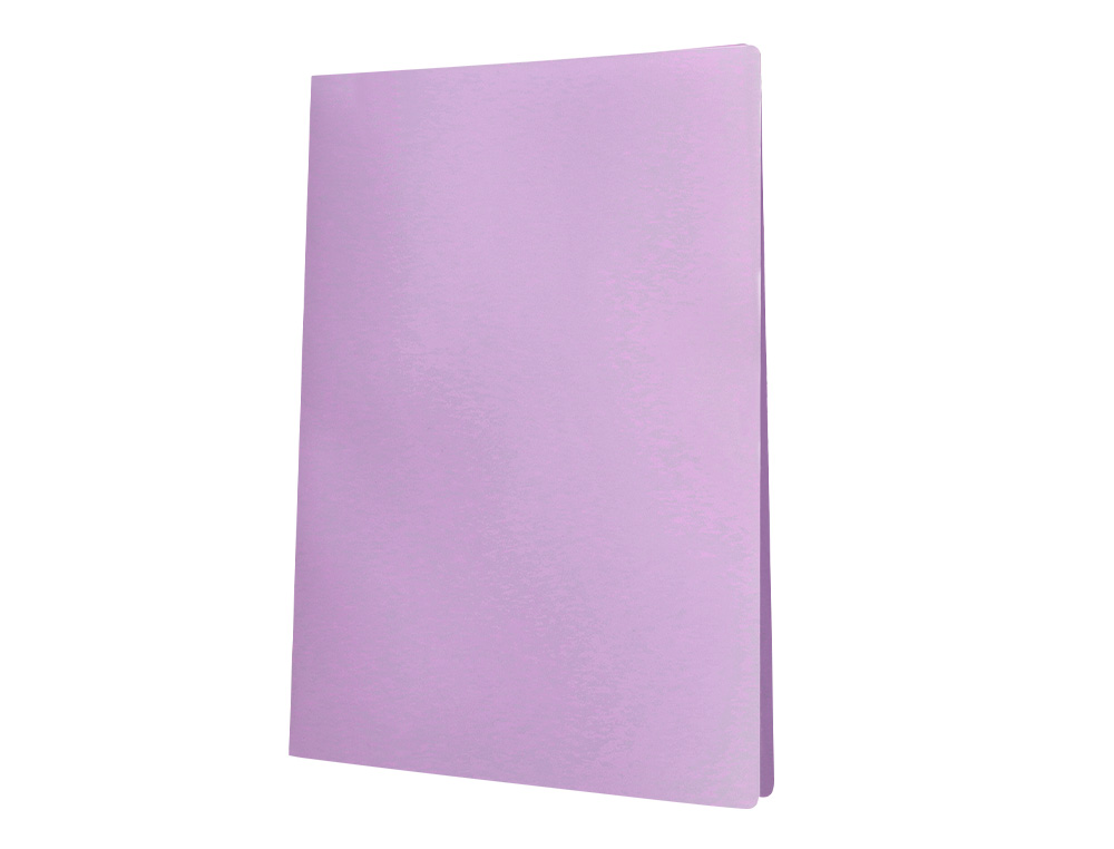 CARPETA LIDERPAPEL ESCAPARATE 60 FUNDAS POLIPROPILENO DIN A4 LAVANDA OPACO