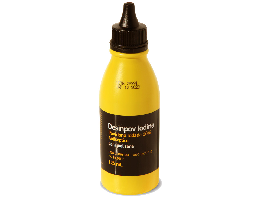 POVIDONA YODADA DESINPOV ANTISEPTICA 10% BOTE DE 125 ML