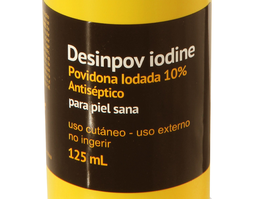 POVIDONA YODADA DESINPOV ANTISEPTICA 10% BOTE DE 125 ML