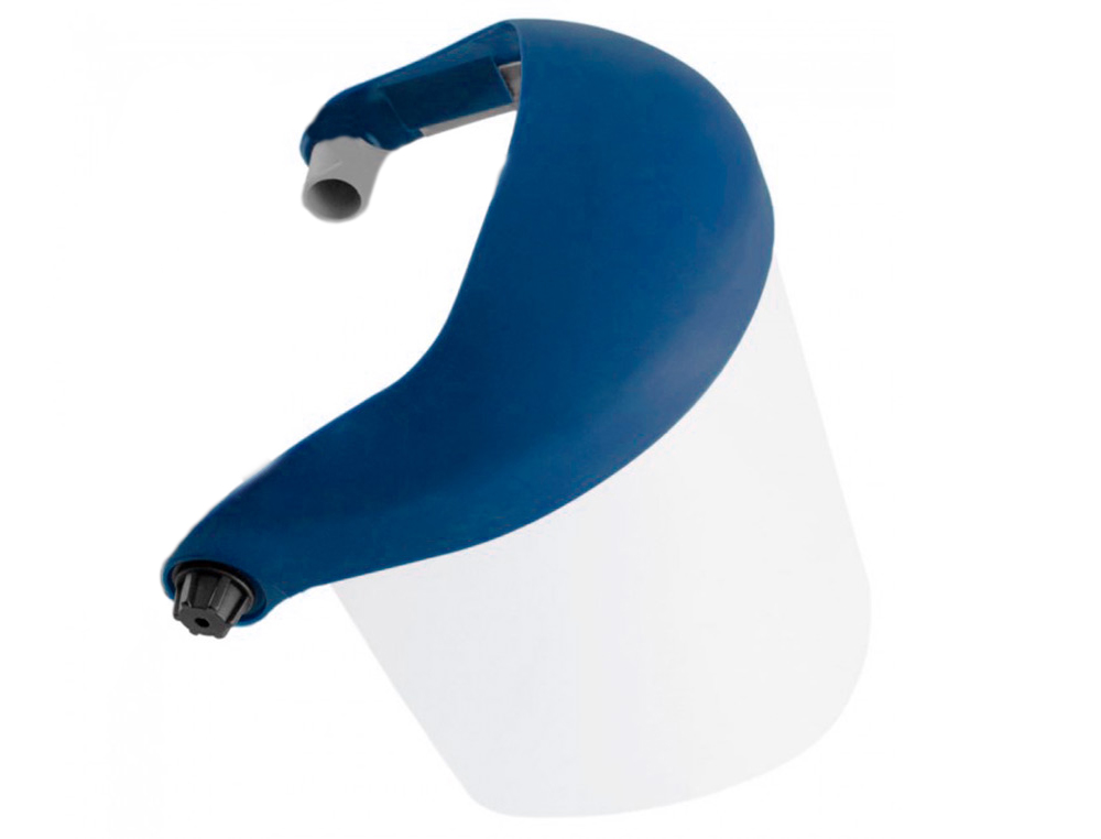 PANTALLA PARA CASCO FARU A20C CON VISERA Y PROTECTOR BARBILLA AZUL 200X300 MM